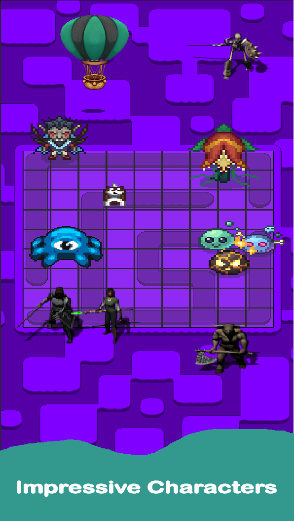 Mazemorize character collection surrounding a maze
